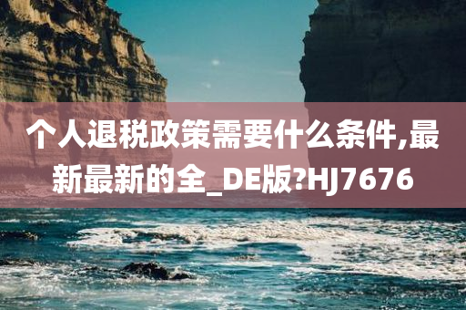 个人退税政策需要什么条件,最新最新的全_DE版?HJ7676