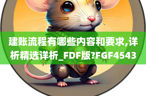 建账流程有哪些内容和要求,详析精选详析_FDF版?FGF4543