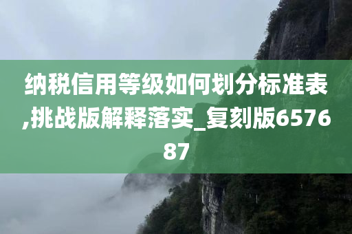 纳税信用等级如何划分标准表,挑战版解释落实_复刻版657687