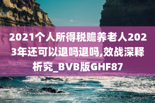 2021个人所得税赡养老人2023年还可以退吗退吗,效战深释析究_BVB版GHF87