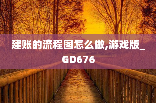 建账的流程图怎么做,游戏版_GD676