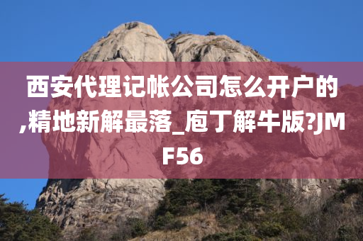 西安代理记帐公司怎么开户的,精地新解最落_庖丁解牛版?JMF56