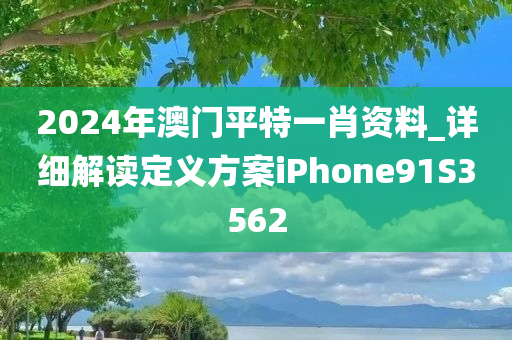 2024年澳门平特一肖资料_详细解读定义方案iPhone91S3562