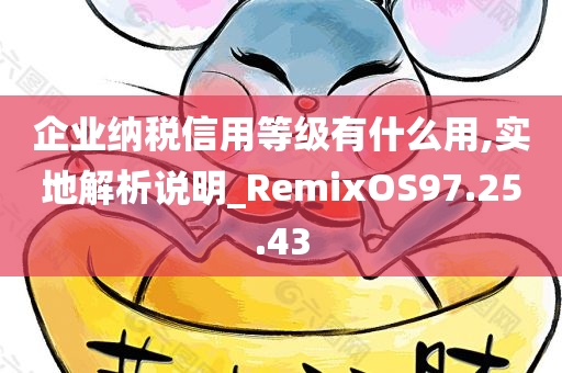 企业纳税信用等级有什么用,实地解析说明_RemixOS97.25.43