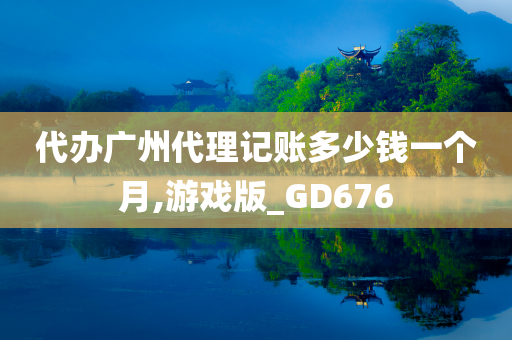 代办广州代理记账多少钱一个月,游戏版_GD676