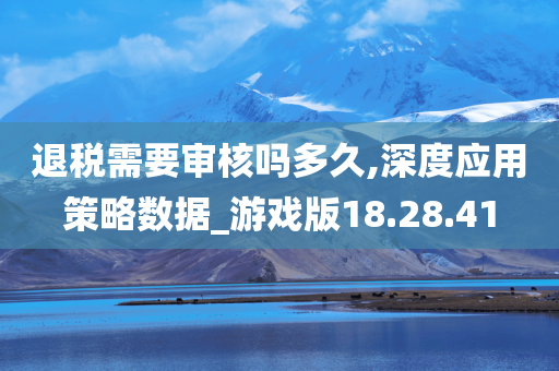 退税需要审核吗多久,深度应用策略数据_游戏版18.28.41