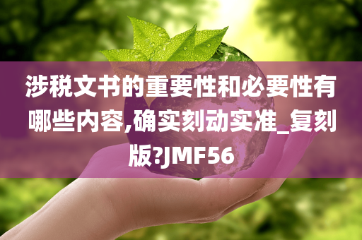 涉税文书的重要性和必要性有哪些内容,确实刻动实准_复刻版?JMF56