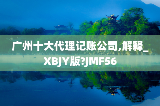 广州十大代理记账公司,解释_XBJY版?JMF56