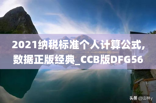 2021纳税标准个人计算公式,数据正版经典_CCB版DFG56