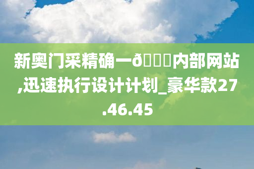 新奥门采精确一🐎内部网站,迅速执行设计计划_豪华款27.46.45