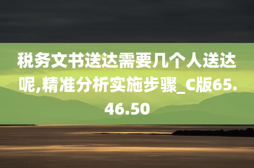 税务文书送达需要几个人送达呢,精准分析实施步骤_C版65.46.50