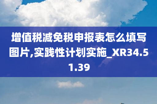 增值税减免税申报表怎么填写图片,实践性计划实施_XR34.51.39