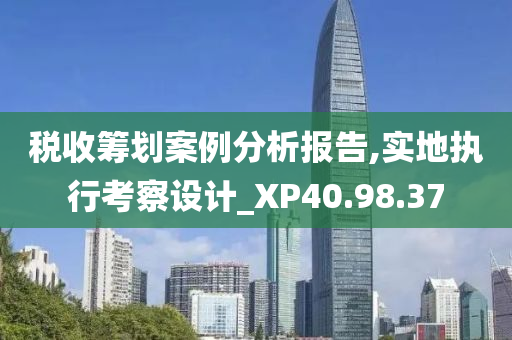 税收筹划案例分析报告,实地执行考察设计_XP40.98.37