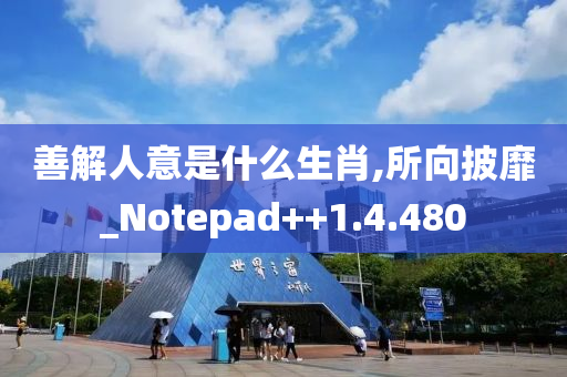 善解人意是什么生肖,所向披靡_Notepad++1.4.480