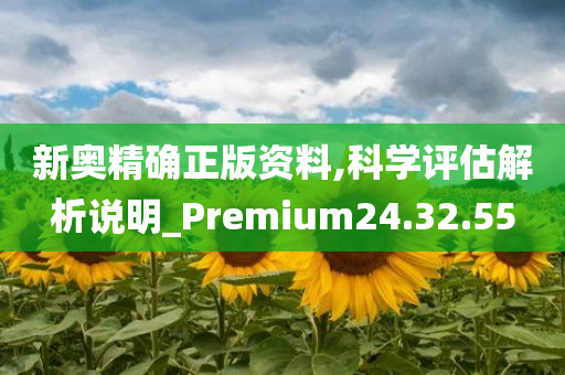 新奥精确正版资料,科学评估解析说明_Premium24.32.55