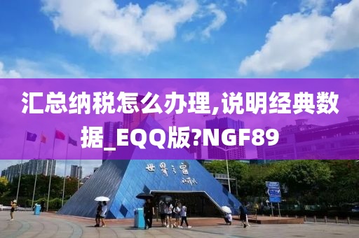 汇总纳税怎么办理,说明经典数据_EQQ版?NGF89