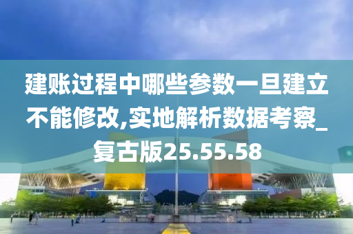 建账过程中哪些参数一旦建立不能修改,实地解析数据考察_复古版25.55.58