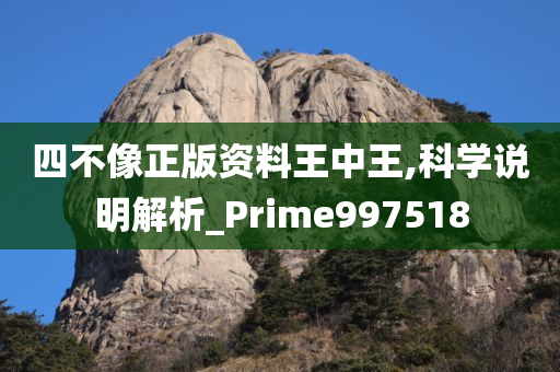 四不像正版资料王中王,科学说明解析_Prime997518