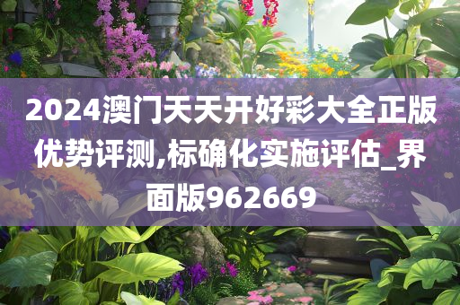 2024澳门天天开好彩大全正版优势评测,标确化实施评估_界面版962669