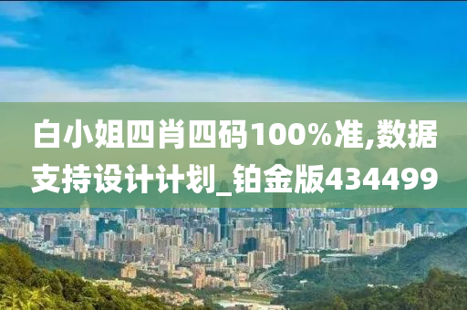 白小姐四肖四码100%准,数据支持设计计划_铂金版434499