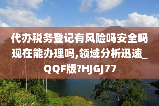 代办税务登记有风险吗安全吗现在能办理吗,领域分析迅速_QQF版?HJGJ77