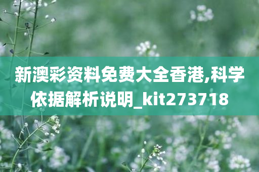 新澳彩资料免费大全香港,科学依据解析说明_kit273718