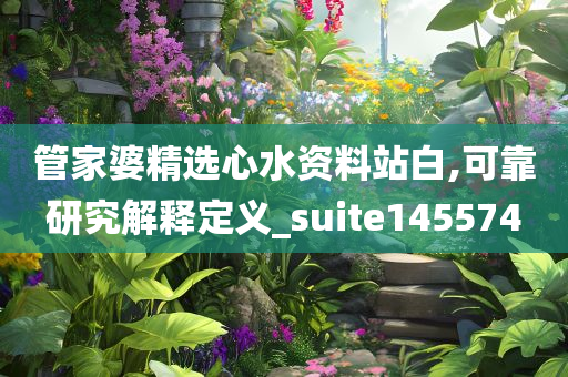 管家婆精选心水资料站白,可靠研究解释定义_suite145574