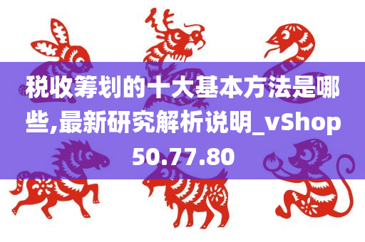 税收筹划的十大基本方法是哪些,最新研究解析说明_vShop50.77.80