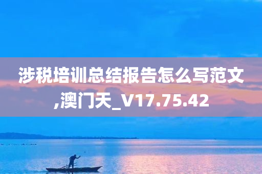 涉税培训总结报告怎么写范文,澳门天_V17.75.42