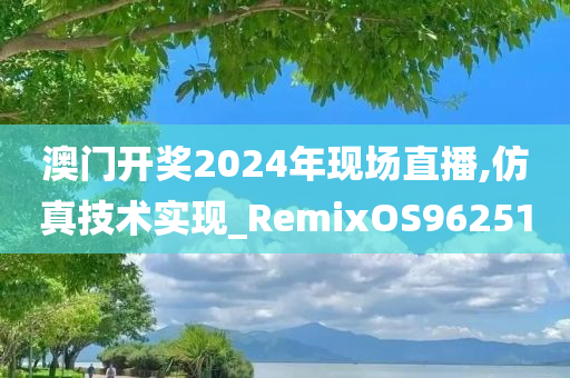 澳门开奖2024年现场直播,仿真技术实现_RemixOS962510