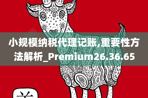 小规模纳税代理记账,重要性方法解析_Premium26.36.65