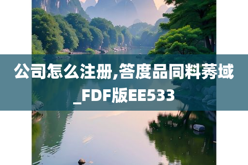 公司怎么注册,答度品同料莠域_FDF版EE533