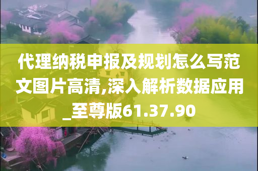 代理纳税申报及规划怎么写范文图片高清,深入解析数据应用_至尊版61.37.90