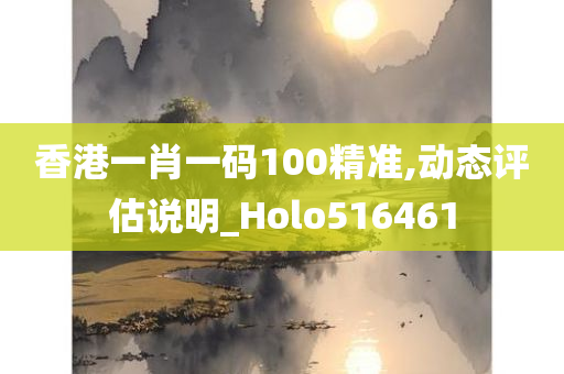 香港一肖一码100精准,动态评估说明_Holo516461