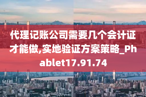 代理记账公司需要几个会计证才能做,实地验证方案策略_Phablet17.91.74