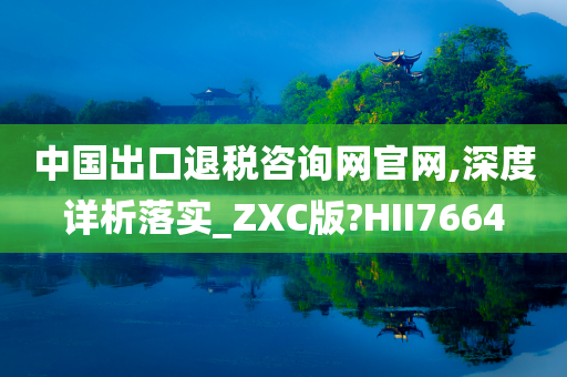 中国出口退税咨询网官网,深度详析落实_ZXC版?HII7664