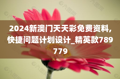 2024新澳门天天彩免费资料,快捷问题计划设计_精英款789779