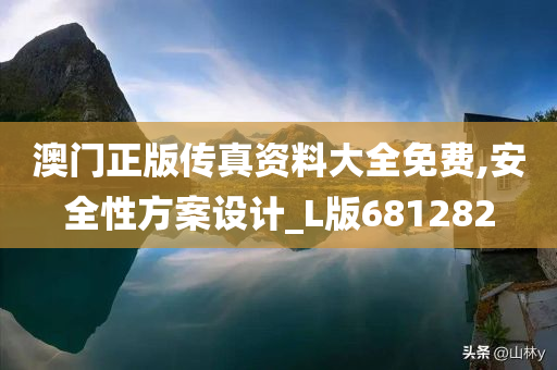 澳门正版传真资料大全免费,安全性方案设计_L版681282