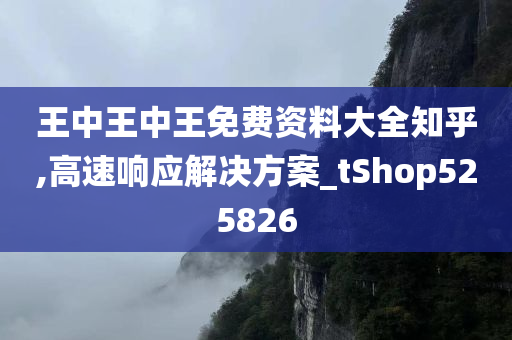 王中王中王免费资料大全知乎,高速响应解决方案_tShop525826