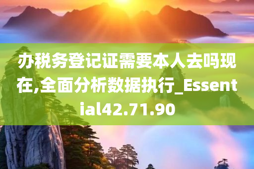 办税务登记证需要本人去吗现在,全面分析数据执行_Essential42.71.90