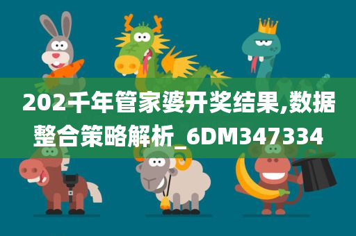 202千年管家婆开奖结果,数据整合策略解析_6DM347334