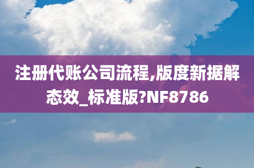 注册代账公司流程,版度新据解态效_标准版?NF8786