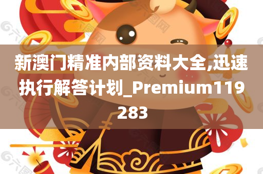 新澳门精准内部资料大全,迅速执行解答计划_Premium119283