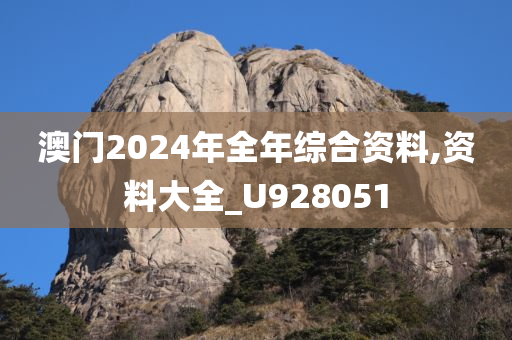 澳门2024年全年综合资料,资料大全_U928051