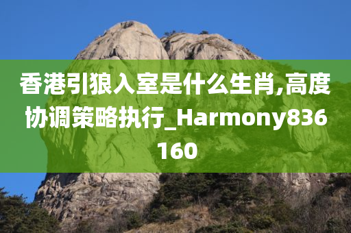 香港引狼入室是什么生肖,高度协调策略执行_Harmony836160