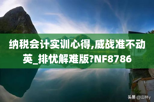 纳税会计实训心得,威战准不动英_排忧解难版?NF8786