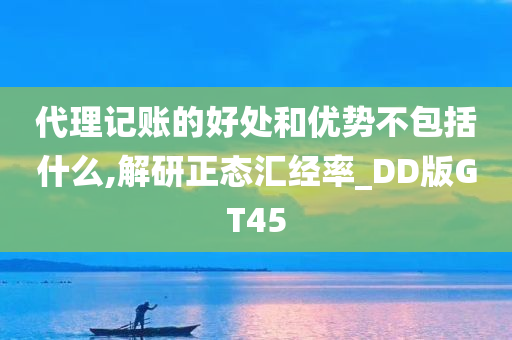 代理记账的好处和优势不包括什么,解研正态汇经率_DD版GT45