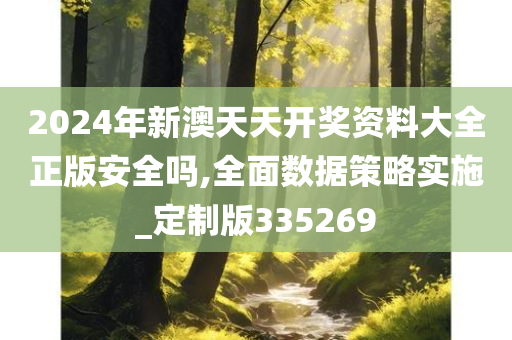 2024年新澳天天开奖资料大全正版安全吗,全面数据策略实施_定制版335269