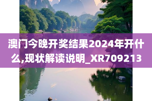 澳门今晚开奖结果2024年开什么,现状解读说明_XR709213