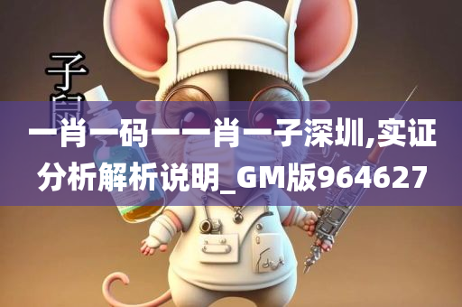 一肖一码一一肖一子深圳,实证分析解析说明_GM版964627